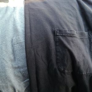 2 Pendleton light grey and black T shirts